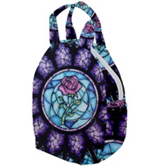 Cathedral Rosette Stained Glass Beauty And The Beast Travel Backpacks by Sudhe