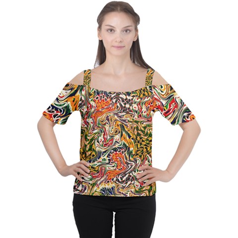 Ml 130 3 Cutout Shoulder Tee by ArtworkByPatrick