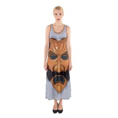 Mask India South Culture Sleeveless Maxi Dress by Sudhe