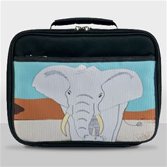 Africa Elephant Animals Animal Lunch Bag by Sudhe