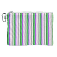 Candy Stripes 2 Canvas Cosmetic Bag (xl) by retrotoomoderndesigns