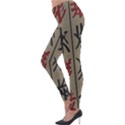 Ancient Chinese Secrets Characters Lightweight Velour Leggings View3