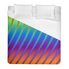 Abstract Fractal Multicolored Background Duvet Cover (full/ Double Size) by Sudhe