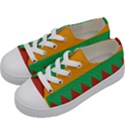 Burger Bread Food Cheese Vegetable Kids  Low Top Canvas Sneakers View2