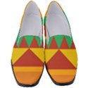 Burger Bread Food Cheese Vegetable Women s Classic Loafer Heels View1