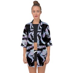 Mother Mary Open Front Chiffon Kimono by snowwhitegirl