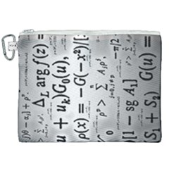 Science Formulas Canvas Cosmetic Bag (xxl) by Sudhe