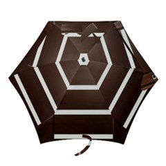 Minimalis Brown Door Mini Folding Umbrellas by Sudhe