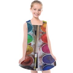 Paint Box Kids  Cross Back Dress by Sudhe