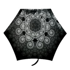 Fractal Filigree Lace Vintage Mini Folding Umbrellas by Sudhe