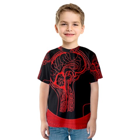 Artificial Intelligence Brain Think Kids  Sport Mesh Tee by Sudhe