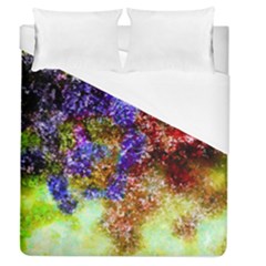 Splashes Of Color Background Duvet Cover (queen Size) by Sudhe