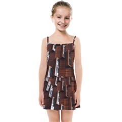 Abstract Architecture Building Business Kids  Summer Sun Dress by Sudhe