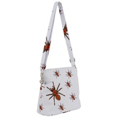 Nature Insect Natural Wildlife Zipper Messenger Bag by Sudhe