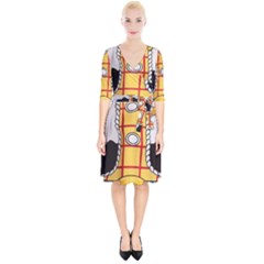 Woody Toy Story Wrap Up Cocktail Dress by Sudhe