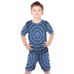 Digital Art Art Artwork Abstract Kids  Tee And Shorts Set by Pakrebo