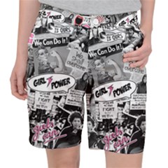 Feminism Collage  Pocket Shorts by Valentinaart