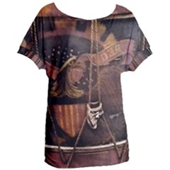 Grand Army Of The Republic Drum Women s Oversized Tee by Riverwoman