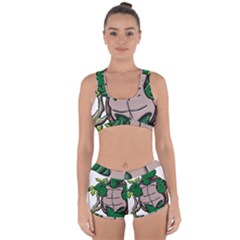 Amphibian Animal Cartoon Reptile Racerback Boyleg Bikini Set by Sudhe