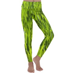 Agricultural Field   Kids  Lightweight Velour Classic Yoga Leggings by rsooll