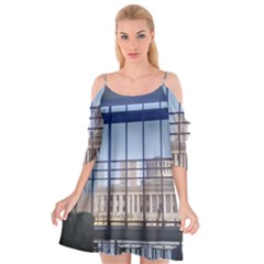 Ohio Statehouse Cutout Spaghetti Strap Chiffon Dress by Riverwoman