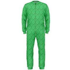 Clover Quatrefoil Pattern Onepiece Jumpsuit (men)  by emilyzragz