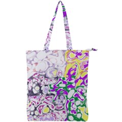 Sketchlines01 Double Zip Up Tote Bag by PurpleDuckyDesigns