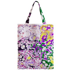 Sketchlines01 Zipper Classic Tote Bag by PurpleDuckyDesigns