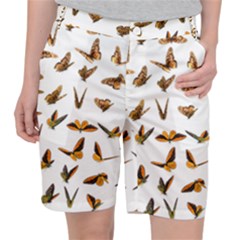 Butterfly Butterflies Insect Swarm Pocket Shorts by Pakrebo