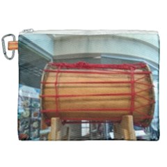 Taiko Drum Canvas Cosmetic Bag (xxl) by Riverwoman