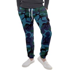 Camouflage Blue Men s Jogger Sweatpants by snowwhitegirl