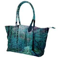 Blue Forest Canvas Shoulder Bag by snowwhitegirl