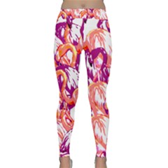 Flamingos Classic Yoga Leggings by StarvingArtisan