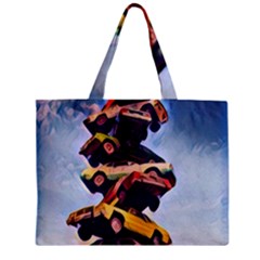 Pretty Colors Cars Zipper Mini Tote Bag by StarvingArtisan