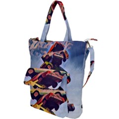 Pretty Colors Cars Shoulder Tote Bag by StarvingArtisan