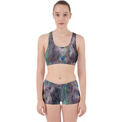 Peacock Bird Pattern Work It Out Gym Set by Pakrebo