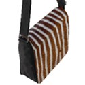 Skin Zebra Striped White Brown Removable Flap Cover (S) View3