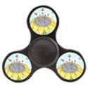 Bees at Work in Blue  Finger Spinner View1