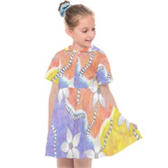 Tricolor Garden  Kids  Sailor Dress by okhismakingart