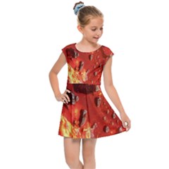 Golden Nebula Kids  Cap Sleeve Dress by WILLBIRDWELL