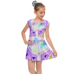 Artificial Substitution Kids  Cap Sleeve Dress by okhismakingart