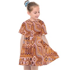 Electric Field Art Xviii Kids  Sailor Dress by okhismakingart