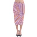 Electric Field Art XXIV Velvet Midi Pencil Skirt View1