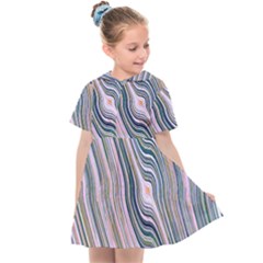 Electric Field Art Xxviii Kids  Sailor Dress by okhismakingart