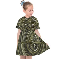 Electric Field Art Xxxii Kids  Sailor Dress by okhismakingart