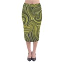 Electric Field Art XLVIII Velvet Midi Pencil Skirt View1