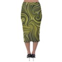 Electric Field Art XLVIII Velvet Midi Pencil Skirt View2