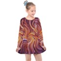 Electric Field Art LIV Kids  Long Sleeve Dress View1