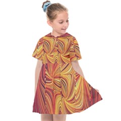 Electric Field Art Lv Kids  Sailor Dress by okhismakingart