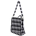 Cat Silouette Pattern Crossbody Backpack View1